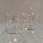 Eulenschnitt Sklenice na vodu Fir Trees 350 ml, čirá barva, sklo