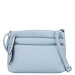 Stylová dámská koženková crossbody kabelka Lumi, modrá