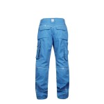 Montérkové kalhoty SUMMER pánské pasové modré 183-190 cm XL modré