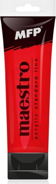 Akrylová barva Maestro 75ml - bright red