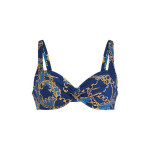 Dámská plavková podprsenka Hermine Top Bikini - horní díl 8795-1 modrý denim - RosaFaia 75C