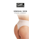 Tanga Correct Sensual - Gatta černá M