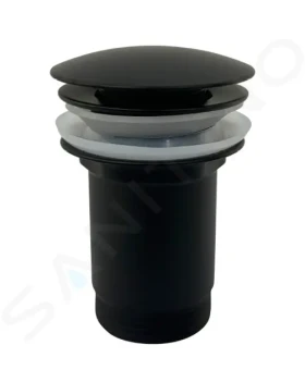 Kielle Umyvadlová výpusť, ClickClack, kov, matná černá 30901134