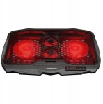 Rampage AD-RC4 černá / chladící podložka / pro notebooky 12.1 - 15.6" / 4 ventilátory / USB-A (AD-RC4)