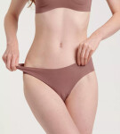 Dámské kalhotky ZERO Modal 2.0 Hipstring - CACAO - hnědé 1141 - SLOGGI BROWN M