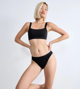 SLOGGI GO CASUAL – tanga s vysokým střihem, 2 ks z organické bavlny Sloggi BLACK M