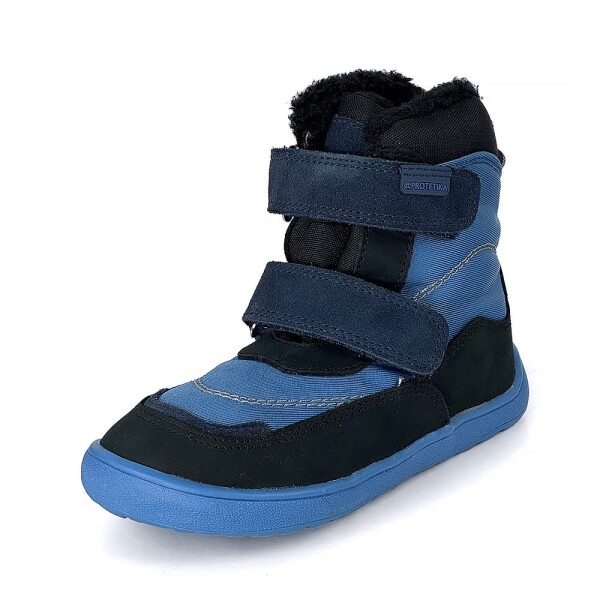 Chlapecké zimní barefoot boty PRO-tex Protetika - NUT BLUE - 28