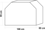 LUND Kryt grilu BARREL / 100 x 95 x 60 cm / Oxford 210D / černá (TO-99760)