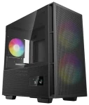 DEEPCOOL CH360 DIGITAL černá / mATX / 1x USB-A 3.0 / 1x USB-C 3.0 / 2x 140mm / 1x 120mm / displej / bez zdroje (R-CH360-BKAPE3D-G-1)