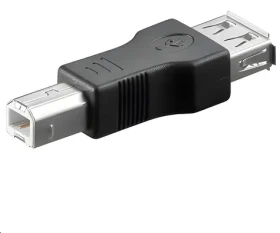 MicroConnect adaptér USB A (F) - USB B (M) černá / Redukce USB (USBAFB)
