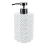 Spirella MERO dávkovač mýdla bílý / keramika / 400 ml (7610583193407)