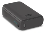 SBS NanoTube černá / Powerbanka / 10 000 mAh / 10 W / 2x USB-C/USB-A (TTBB10000MINIK)