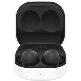 Rozbaleno - SAMSUNG Galaxy Buds 2 šedá / Bezdrátová sluchátka s mikrofonem / ANC / Bluetooth / Qi / až 29 hodin / rozbaleno (SM-R177NZKAEUB.rozbaleno)