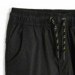 Zateplené jogger kalhoty- černé - 92 BLACK