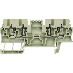 Weidmüller 1826970000 řadová svorka průchodky pružinová svorka Tmavě béžová 100 ks