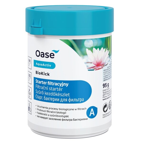 Oase AquaActiv BioKick 100 ml - startovací bakterie do filtru, probudí filtrační biologii