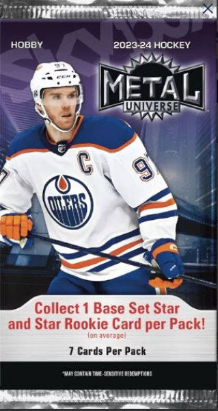 Hokejové Karty NHL 2023-24 Upper Deck Skybox Metal Universe Hobby Balíček