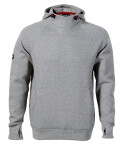 Vertex Hoodie mikina pánská tmavě šedý melír XL