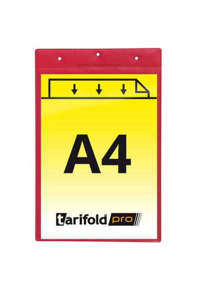 Djois identifikační kapsa A4, červená, 10 ks