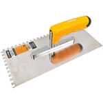 Hladítko nerez, zub 6 mm, 280 x 130 mm, gumová rukojeť, ENPRO