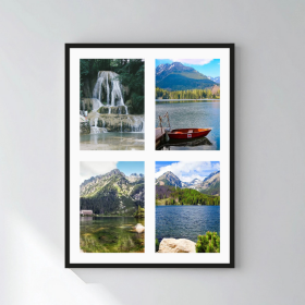 Personalizovaný magický fotoobraz v rámu - 30x40 - koláž fotografií