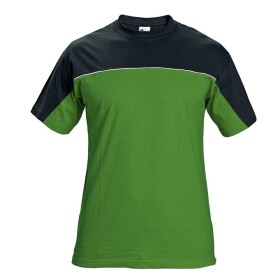 Triko STANMORE krátký rukáv, 100 % bavlna zeleno/černé L - zeleno/černé