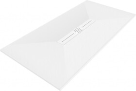 MEXEN/S - Toro obdélníková sprchová vanička SMC 180 x 70, bílá, mřížka bílá 43107018-W