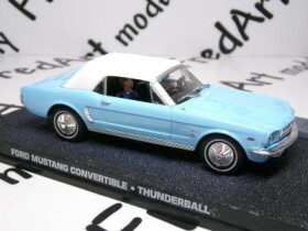 007James Bond FORD MUSTANG CONVERTIBLE - THUNDERBALL - IXO/ALTAYA 1:43