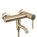 REA - Vanová nástěnná baterie Clif - matná Brush Gold REA-B4242