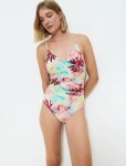 Dámské jednodílné plavky Summer Fleur OP 01 - Triumph kombinace temně růžové (M020) 044D
