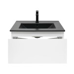 Koupelnová skříňka s umyvadlem SAT B-WAY 59x30x45 cm bílá lesk BWAY60WU4BB BWAY60WU4BB