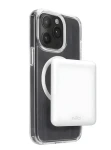 Puro Power Mag bílá / Powerbanka / 5000 mAh / MagSafe / 10 W / USB-C