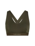 Dámská merino podprsenka ICEBREAKER Wmns 125 Cool-Lite Sprite Racerback Bra, Dark Loden velikost: L