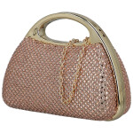 Luxusní dámská plesová kabelka Michelle Moon Selwix, růžová