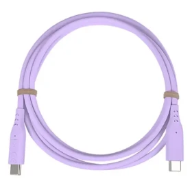 PremiumCord silikonový USB-C - USB-C fialová / Kabel / 60W / PD / 480 Mbps / 1,5 m (ku31sa15v)