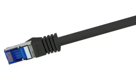 LogiLink Ultraflex černá / Patchkabel / Cat.6a / S/FTP / 10 m / 10 Gigabit Ethernet (C6A093S)