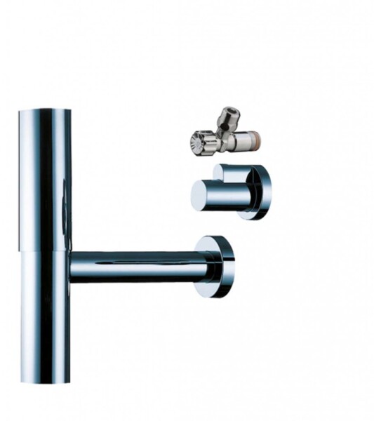 HANSGROHE - Sifony Designový sifon Flowstar s rohovými ventily, chrom 52120000