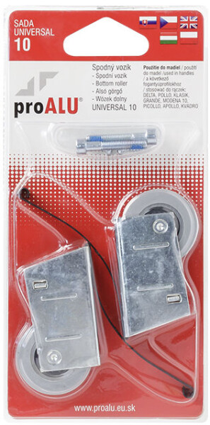 ProALU Kolečko dolní Universal 10 - sada (22PA230043)