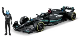Bburago RACE Formule F1 s figurkou jezdce - Mercedes-AMG W14 E Performance (2023) #63 Russell