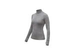 Sensor Merino Bold Roll Neck dámské triko dlouhý rukáv Cool Gray vel. S