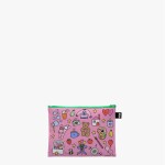 Taštičky na zip 3 ks LOQI ROSIE PINK Collection