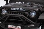 Mamido Elektrické autíčko Speed Offroad černé | 4x45W | EVA kola | 12V 7Ah | EKO kůže