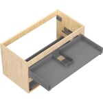 MEXEN - Box-A skříňka pro umyvadlo 90, 2 zásuvky, dub 91AX0-0900-470-2-81