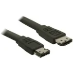 PremiumCord Kabel eSATA-eSATA, 75 cm,stíněný,černý (8592220003531)