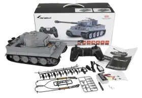 AMEWI RC tank Tiger I šedá