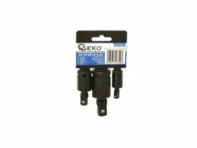 GEKO Sada nástrčných rázových kloubů 1/4" 3/8" 1/2" - 3 ks (G10521)