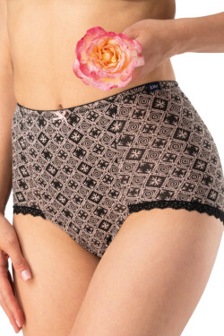 DÁMSKÉ KALHOTKY LPM 731 B25 BLACK-ROW XL