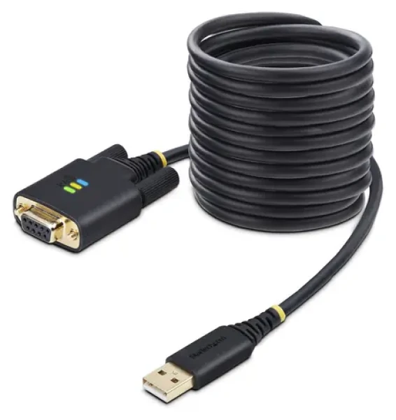 StarTech USB na RS232 null modem černá / Redukce / USB Typ-A D-Sub DE-9 / 3 m / FTDI (1P10FFCN-USB-SERIAL)