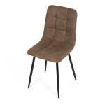 Jídelní židle, hnědá, látka vintage, CT-281 COF3