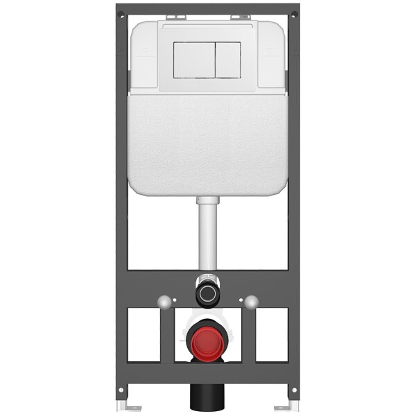 CERANO Modul pro WC závěsné Prime - předstěnová instalace/sádrokarton - 50x114 cm